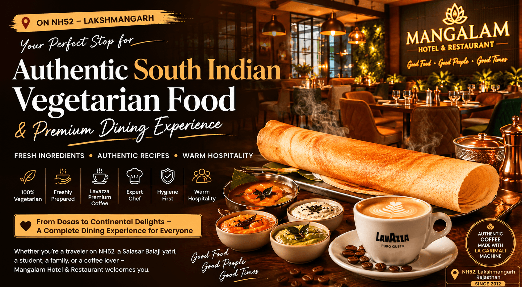 Where to Find the Best South Indian Vegetarian Food Near Me on NH52